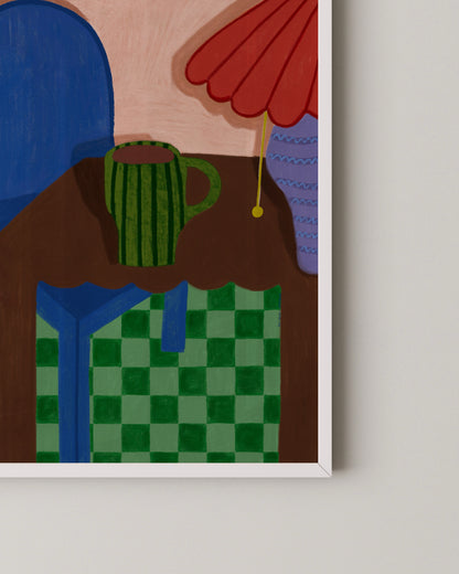 Mug Of Coffee Print | Playful Modern Still Life Art