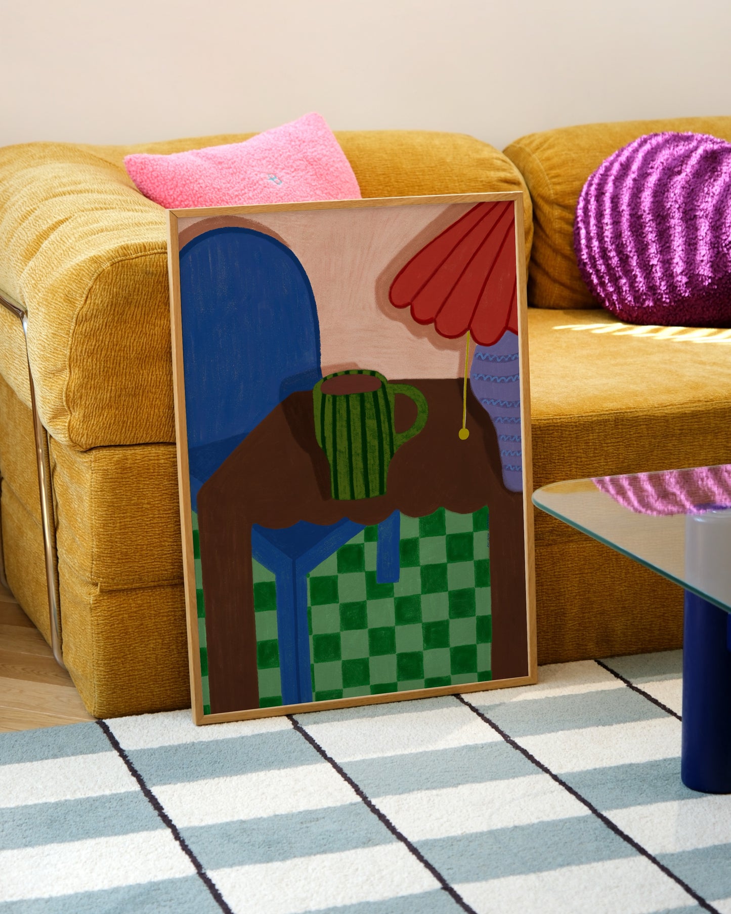 Mug Of Coffee Print | Playful Modern Still Life Art