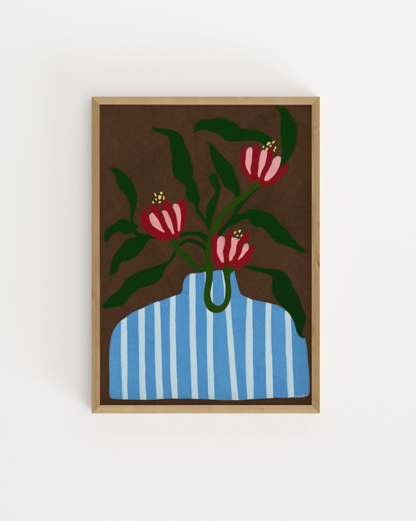 Florals. Vase printable wall art by Paperhus