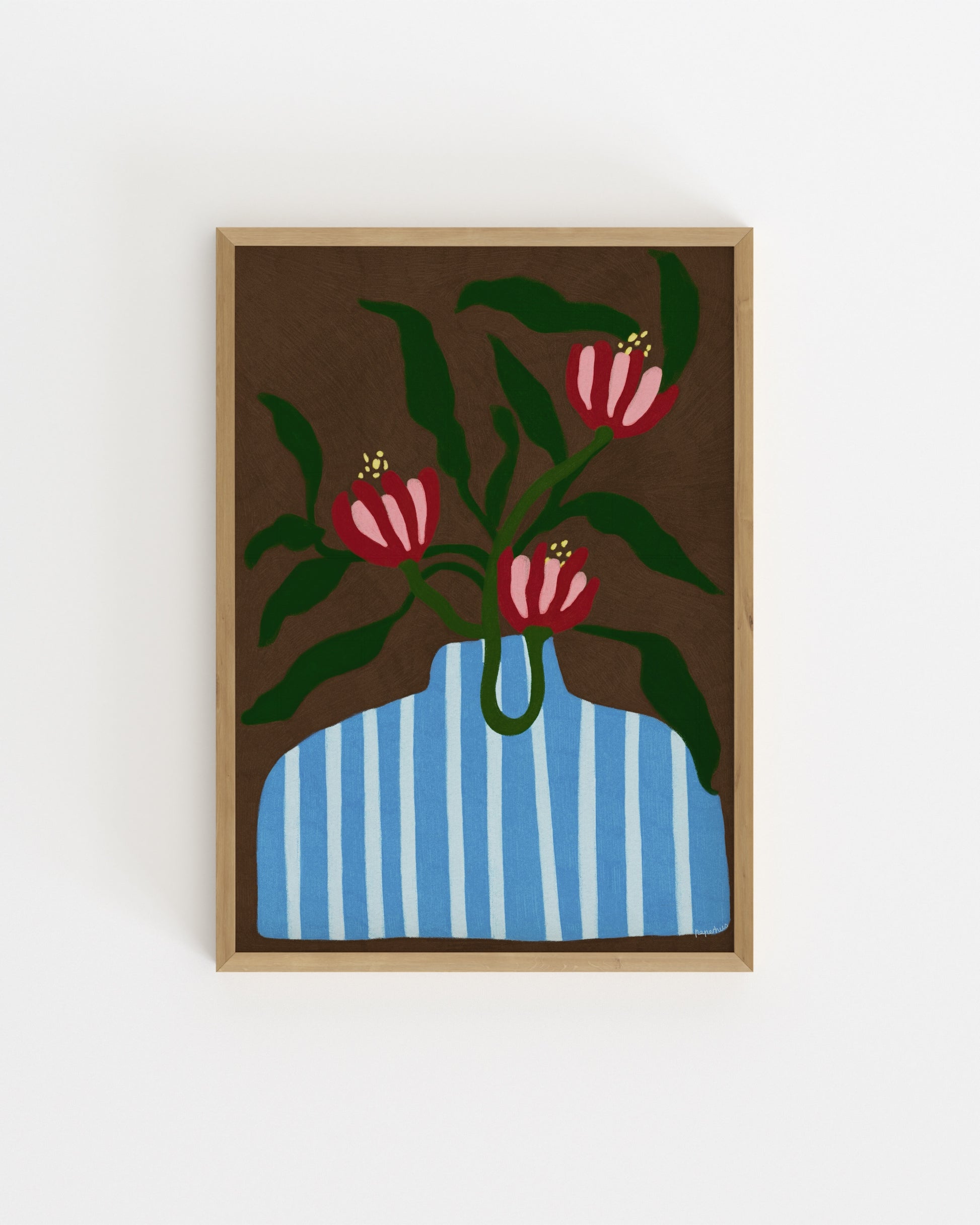Florals. Vase printable wall art by Paperhus