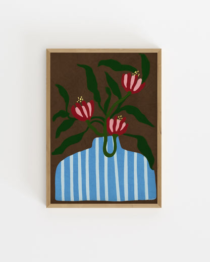Florals. Vase printable wall art by Paperhus