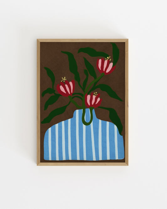 Florals. Vase printable wall art by Paperhus