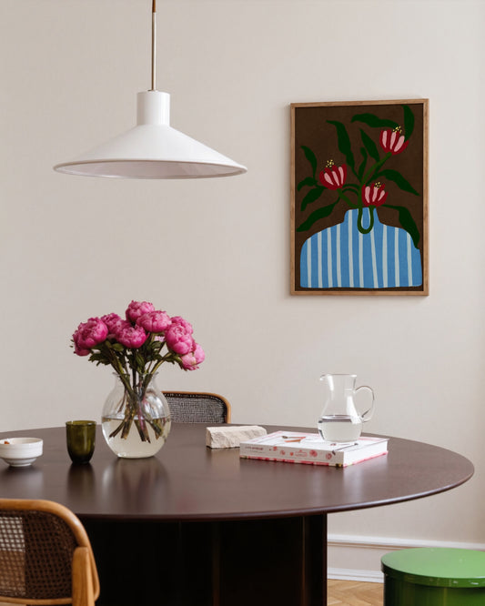Florals. Vase printable wall art by Paperhus