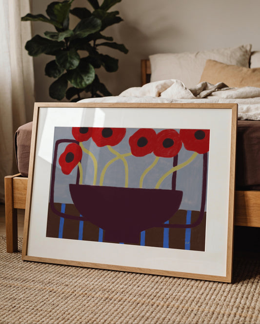 Soft Seasons. Poppies Print