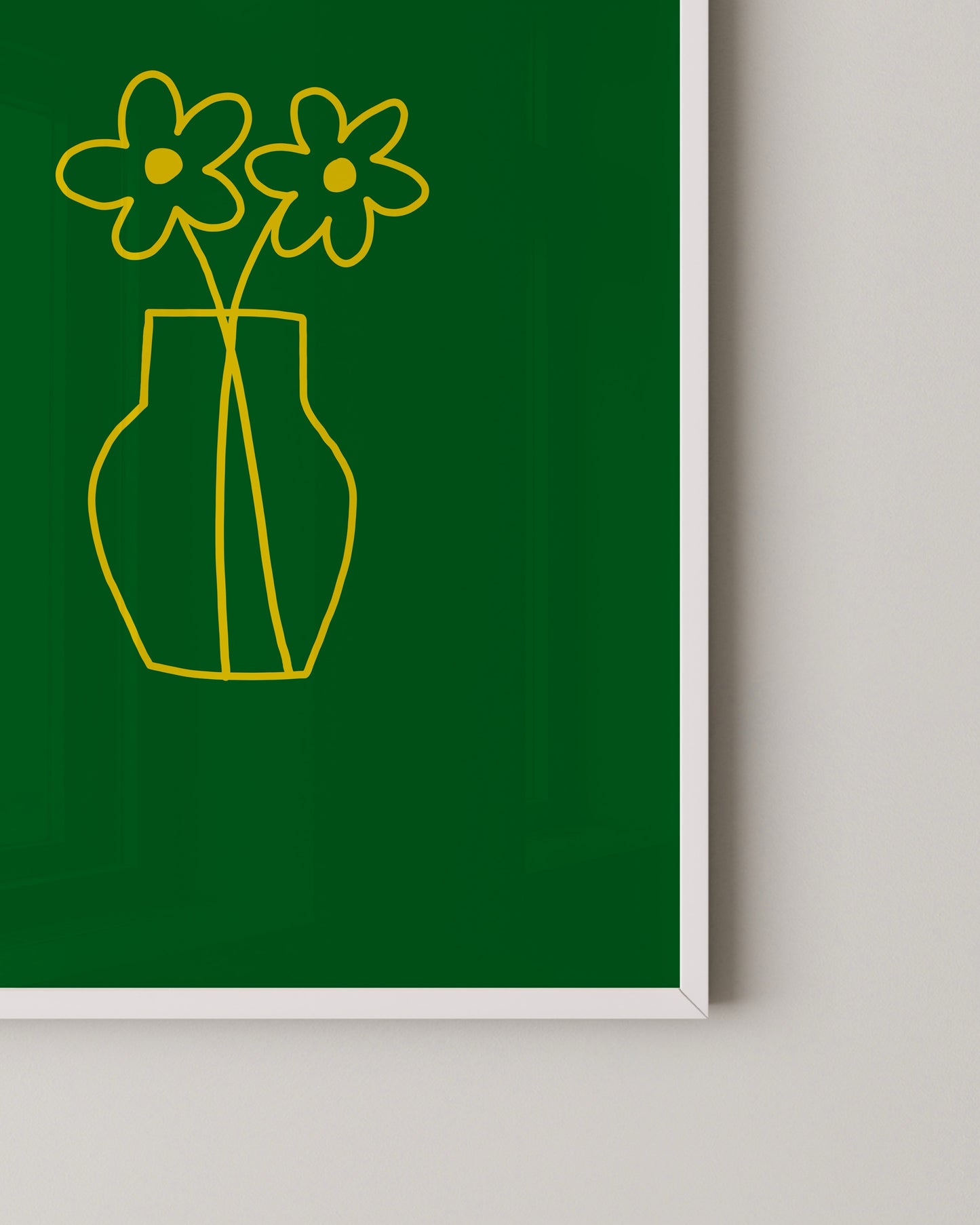 Yellow Vase Print- Wall Art -Paperhus- Printable wall art - Instant downloads - DIY home decor -Paperhus