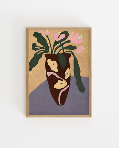 Florals. Vase printable wall art by Paperhus