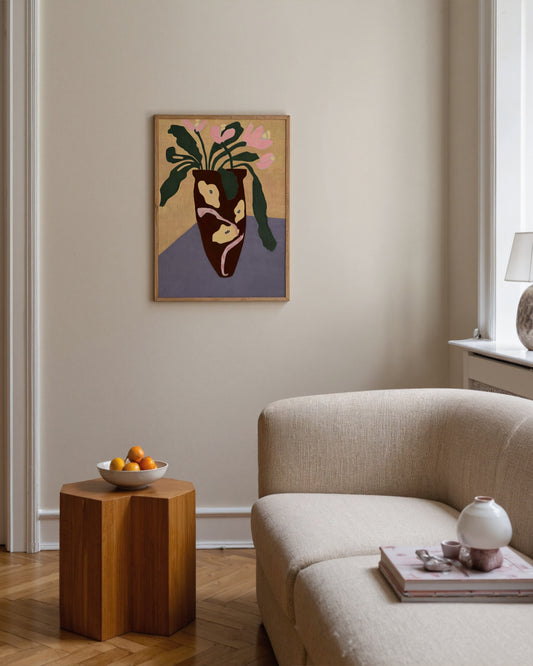 Florals. Vase printable wall art by Paperhus