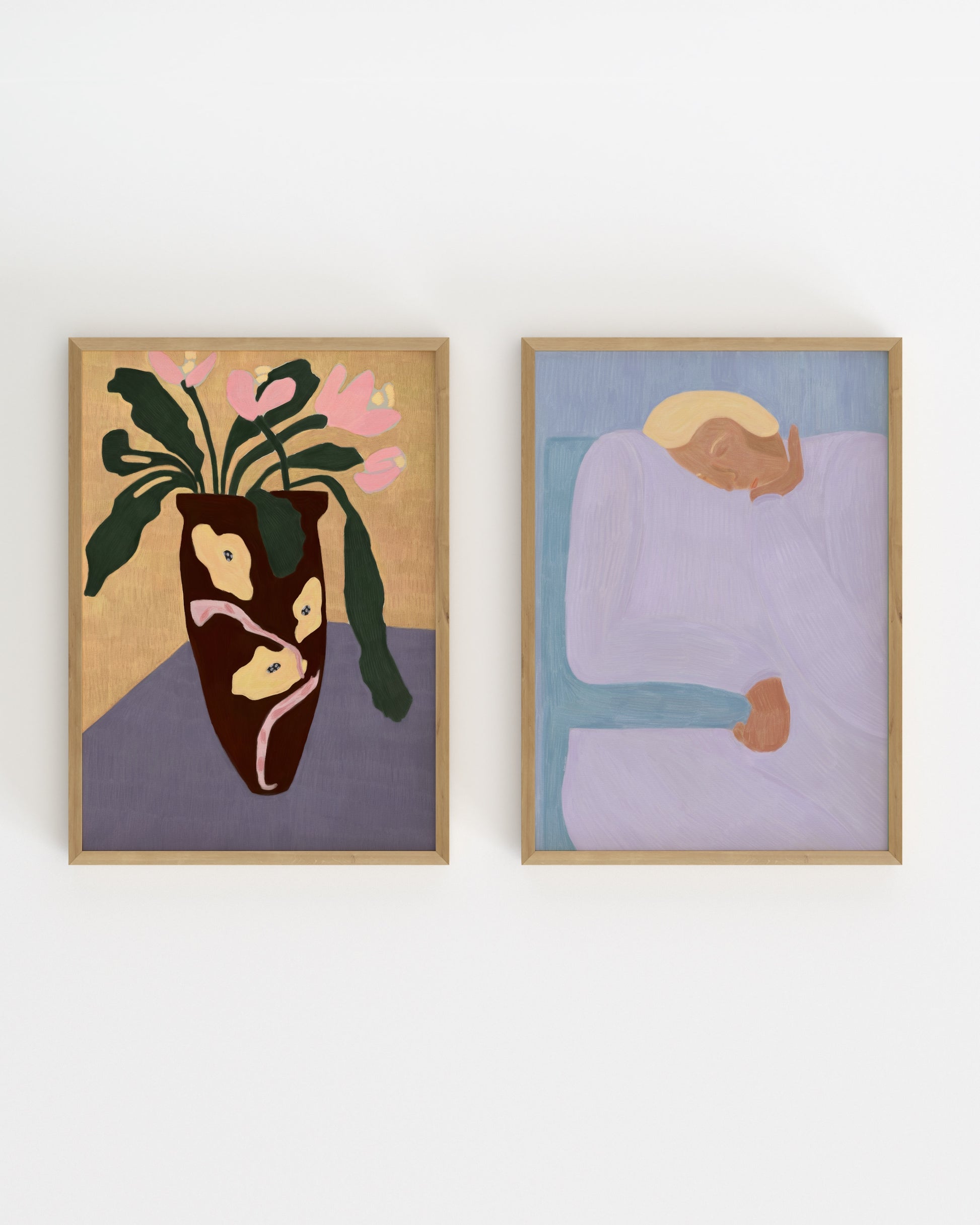 Floral Figurative. Set printable wall art by Paperhus