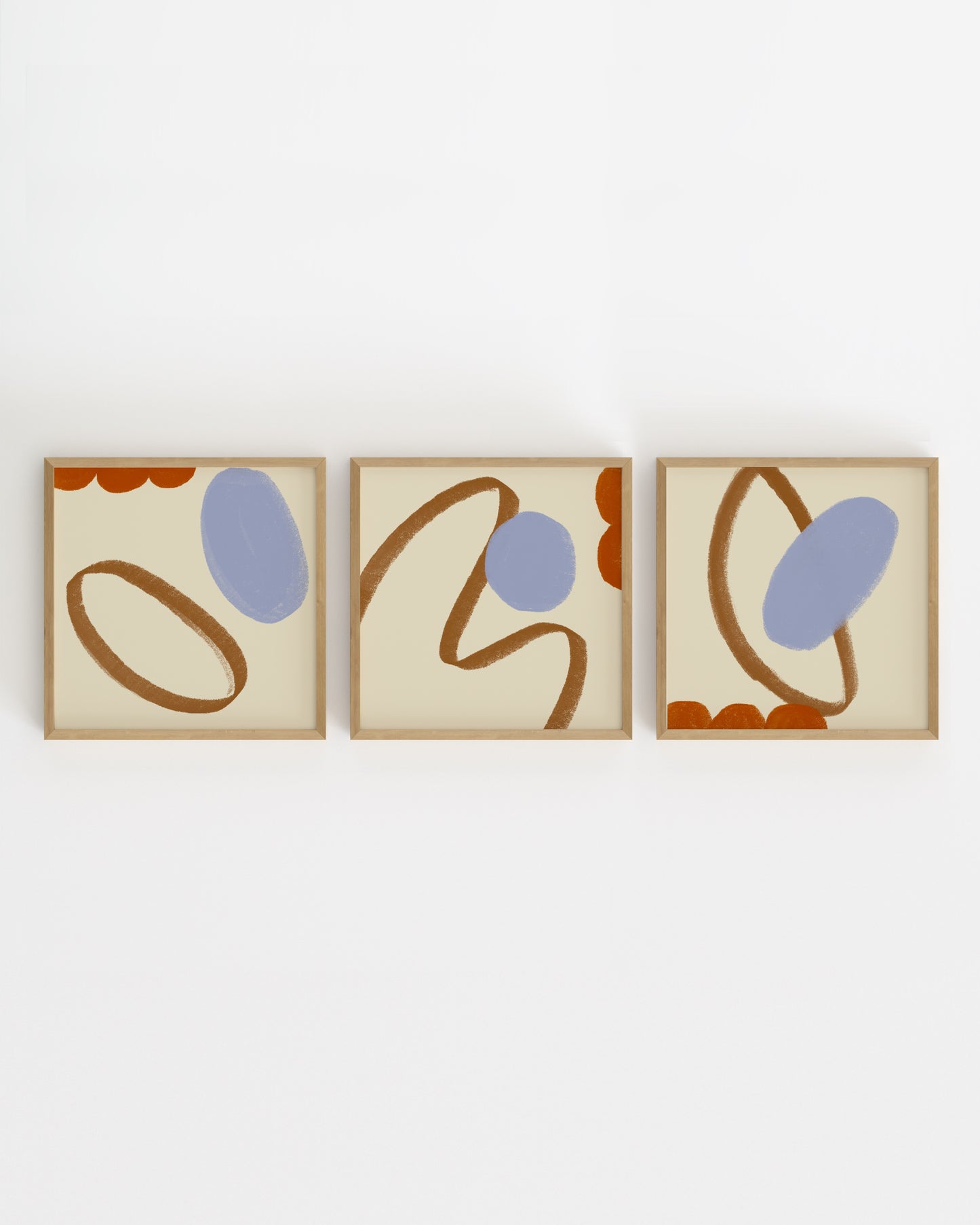 Square. Set printable wall art by Paperhus