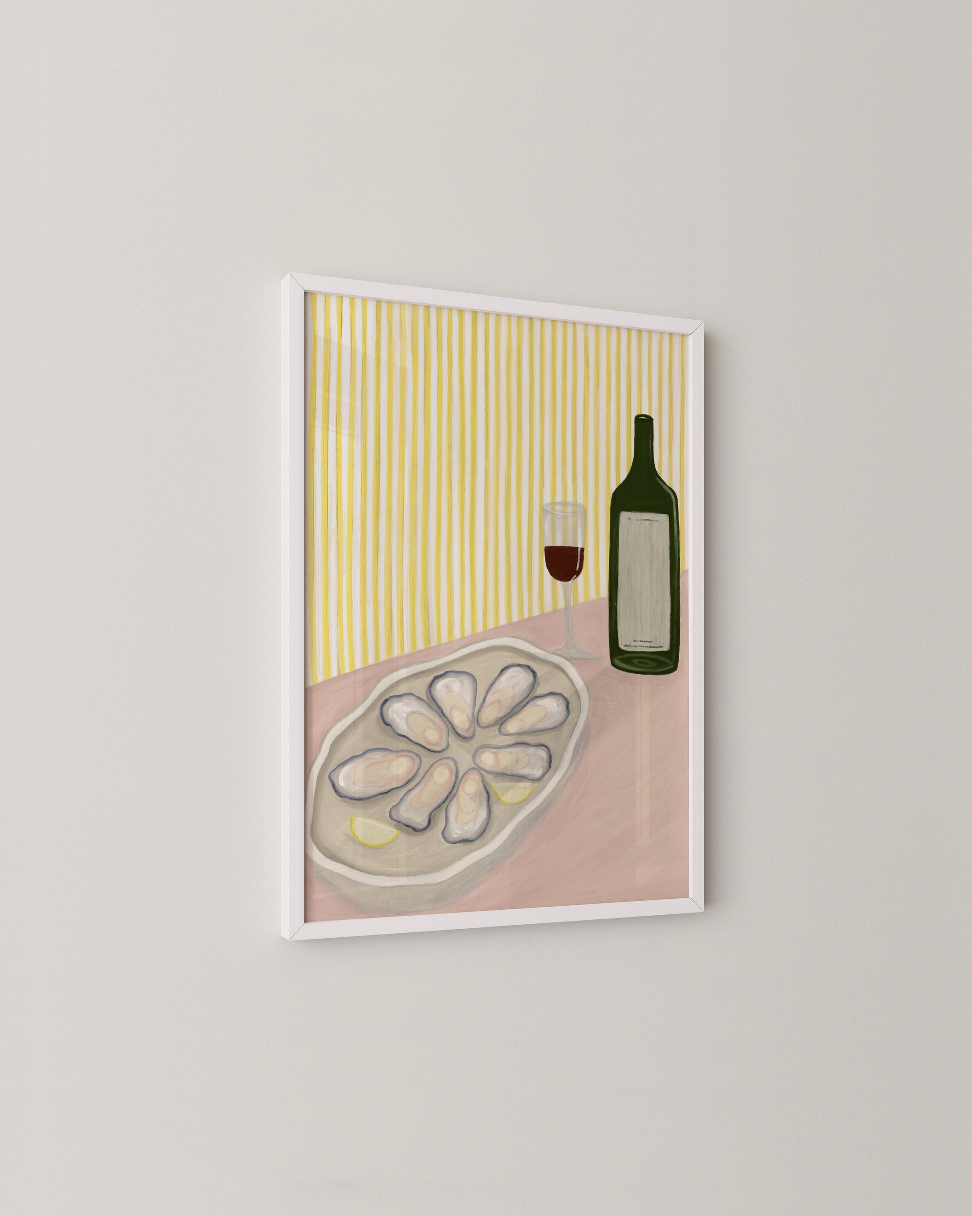 Oysters & Wine Print- Wall Art -Paperhus- Printable wall art - Instant downloads - DIY home decor -Paperhus