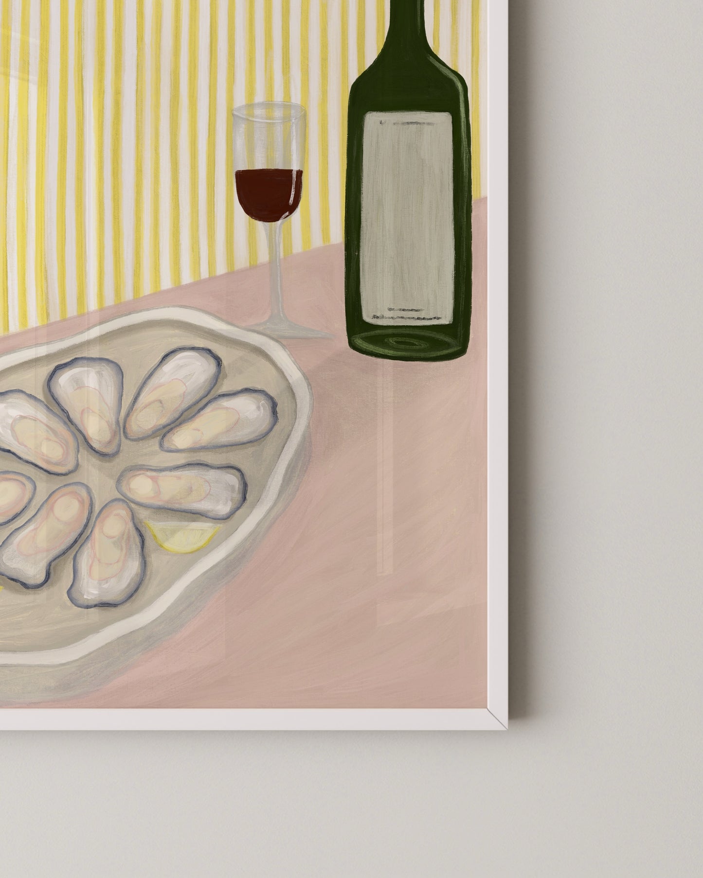 Oysters & Wine Print- Wall Art -Paperhus- Printable wall art - Instant downloads - DIY home decor -Paperhus