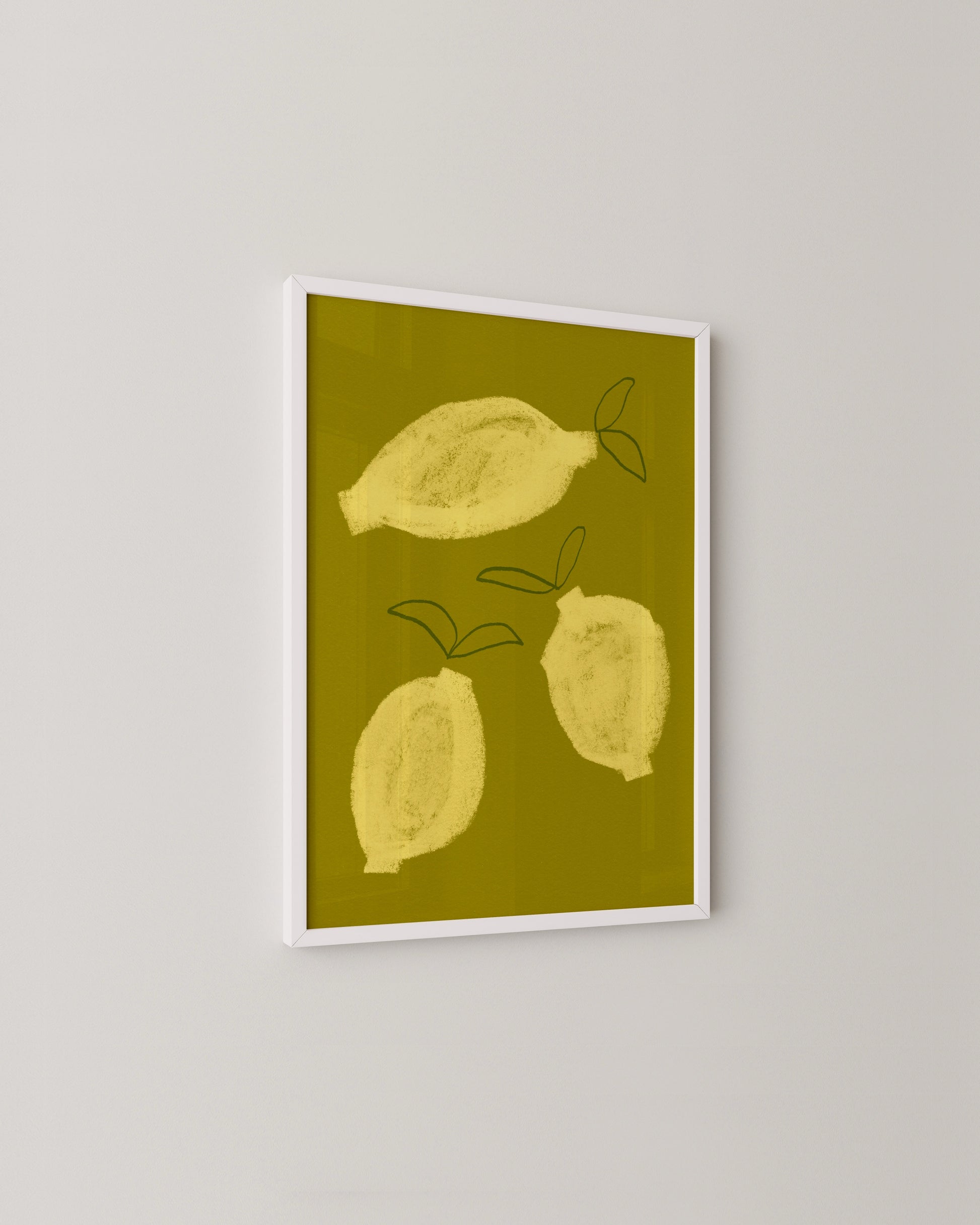 Three Lemons Print- Wall Art -Paperhus- Printable wall art - Instant downloads - DIY home decor -Paperhus
