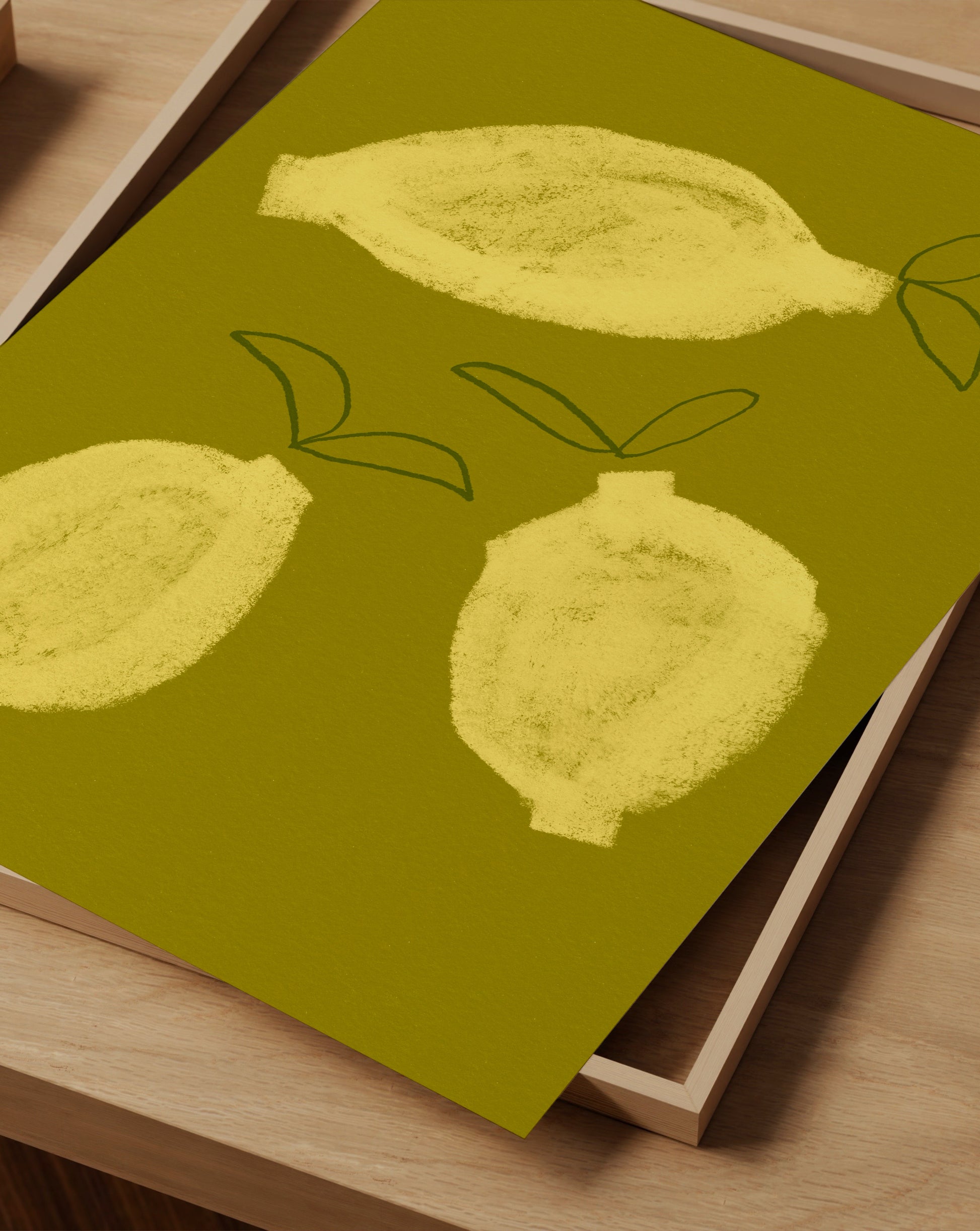 Three Lemons Print- Wall Art -Paperhus- Printable wall art - Instant downloads - DIY home decor -Paperhus