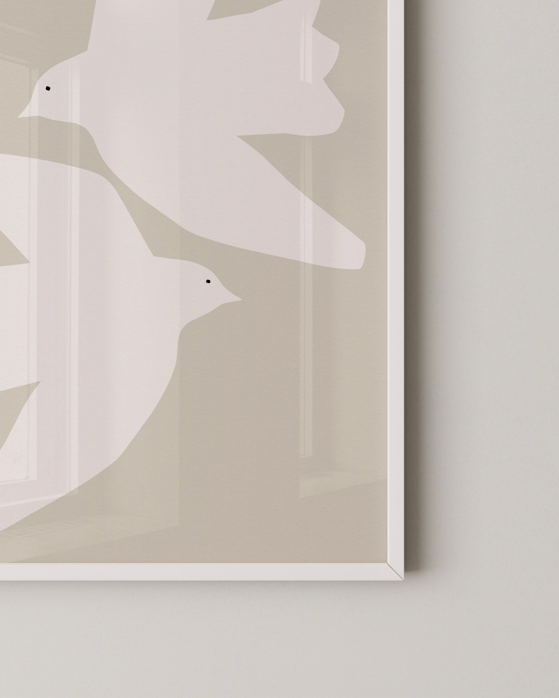 Peaceful Bird Print- Wall Art -Paperhus- Printable wall art - Instant downloads - DIY home decor -Paperhus