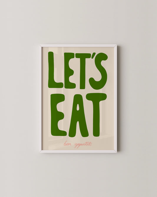 Let’s Eat Print