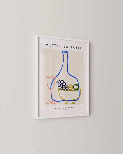 Mettre La Table Poster