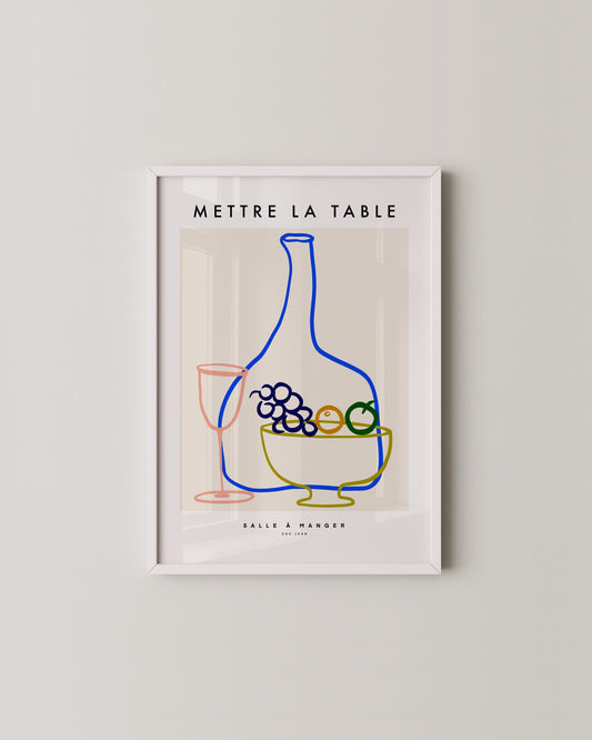 Mettre La Table Poster
