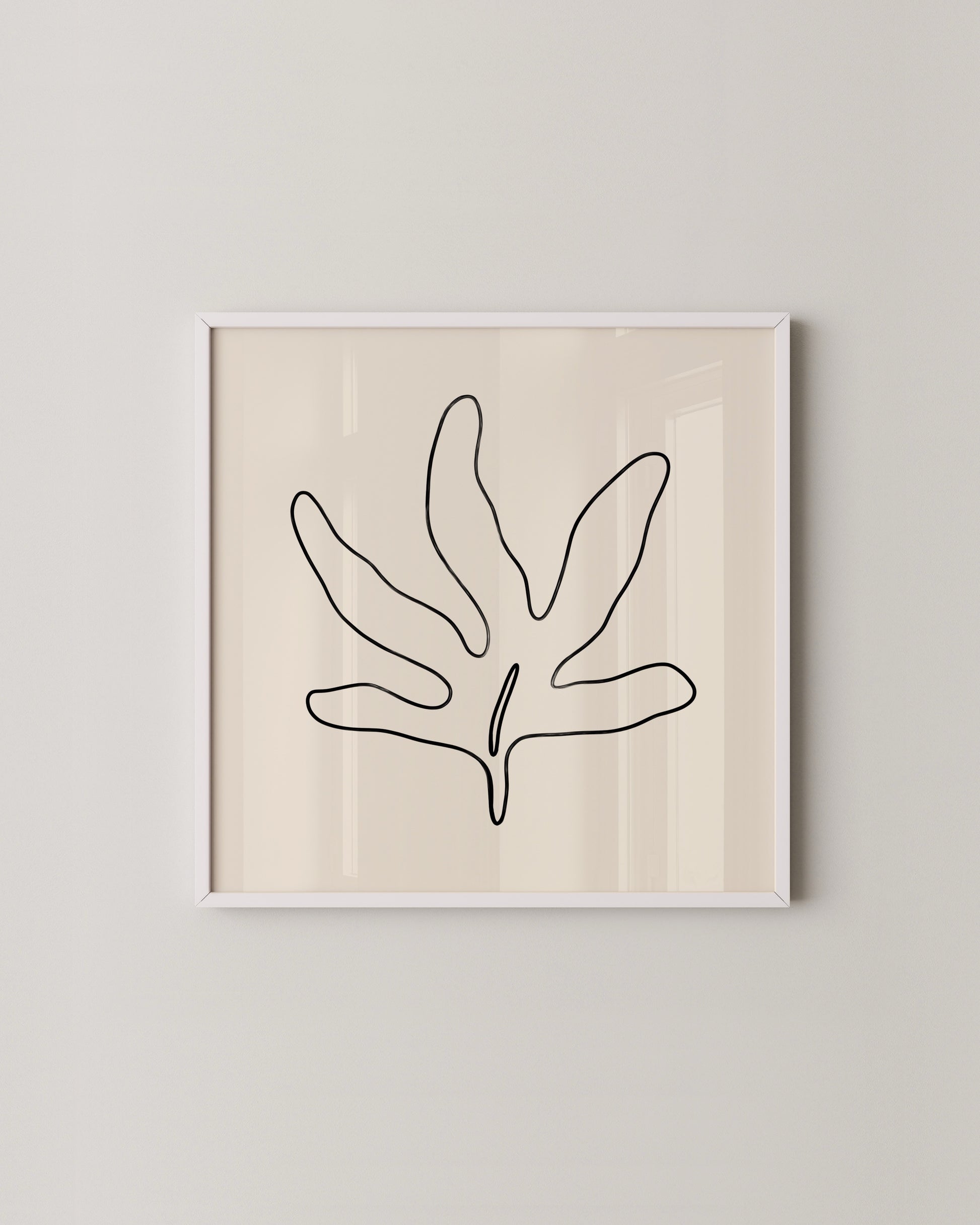 Leaf Outlines Set- Wall Art -Paperhus- Printable wall art - Instant downloads - DIY home decor -Paperhus