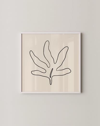 Leaf Outlines Set- Wall Art -Paperhus- Printable wall art - Instant downloads - DIY home decor -Paperhus