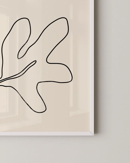 Botanical Outline Print- Wall Art -Paperhus- Printable wall art - Instant downloads - DIY home decor -Paperhus