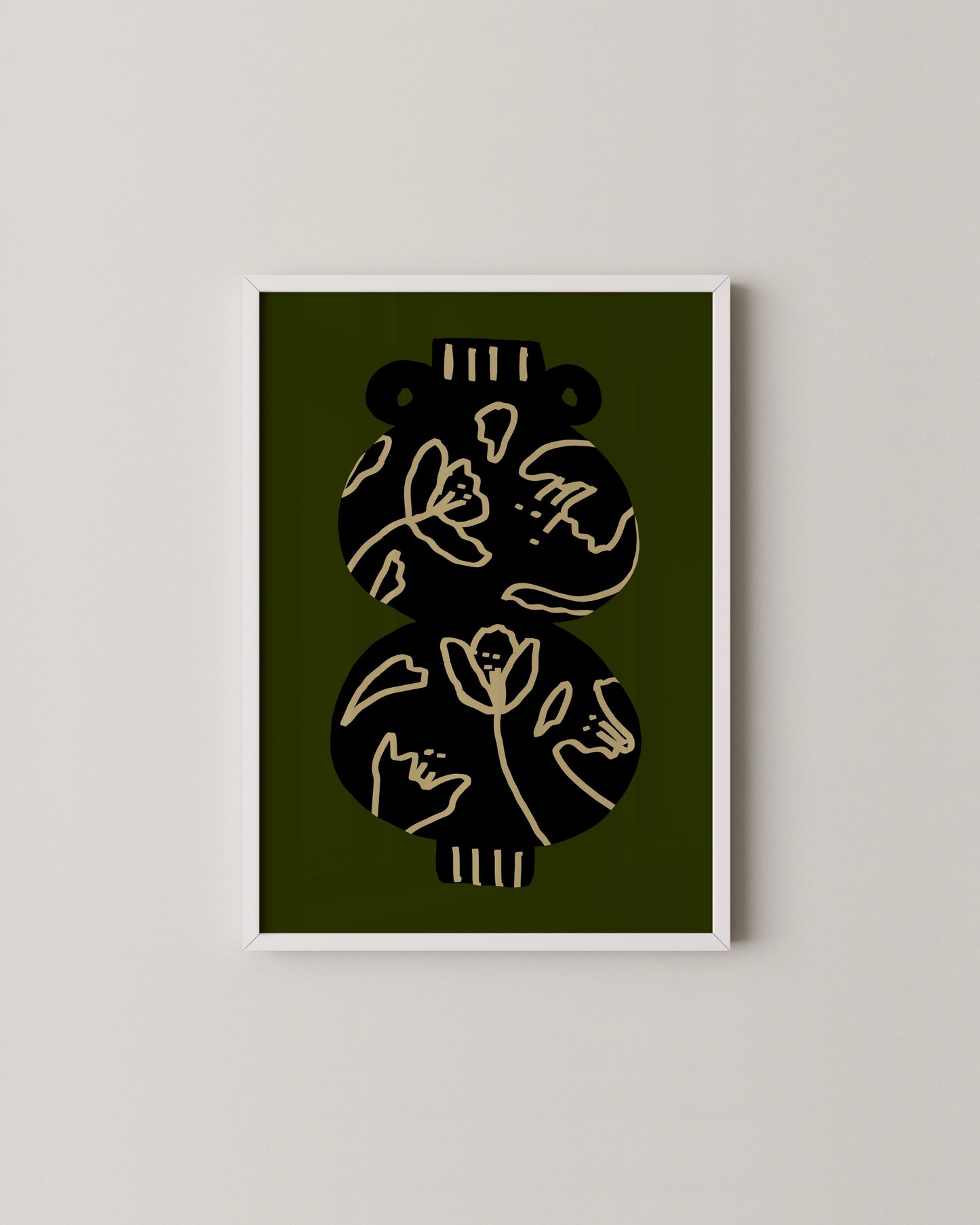 Olive Vase Print- Wall Art -Paperhus- Printable wall art - Instant downloads - DIY home decor -Paperhus