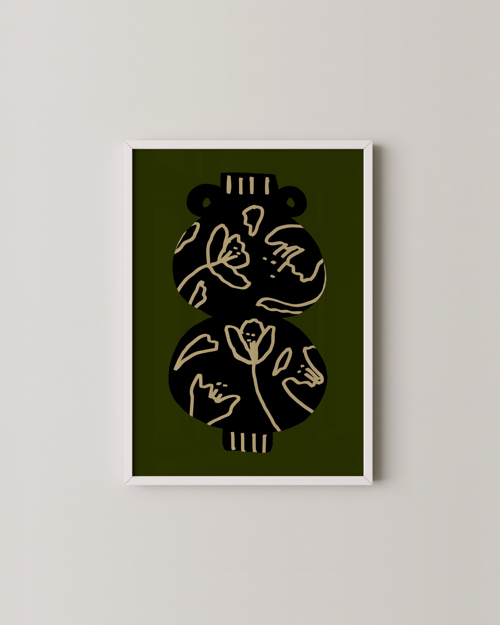 Olive Vase Print- Wall Art -Paperhus- Printable wall art - Instant downloads - DIY home decor -Paperhus