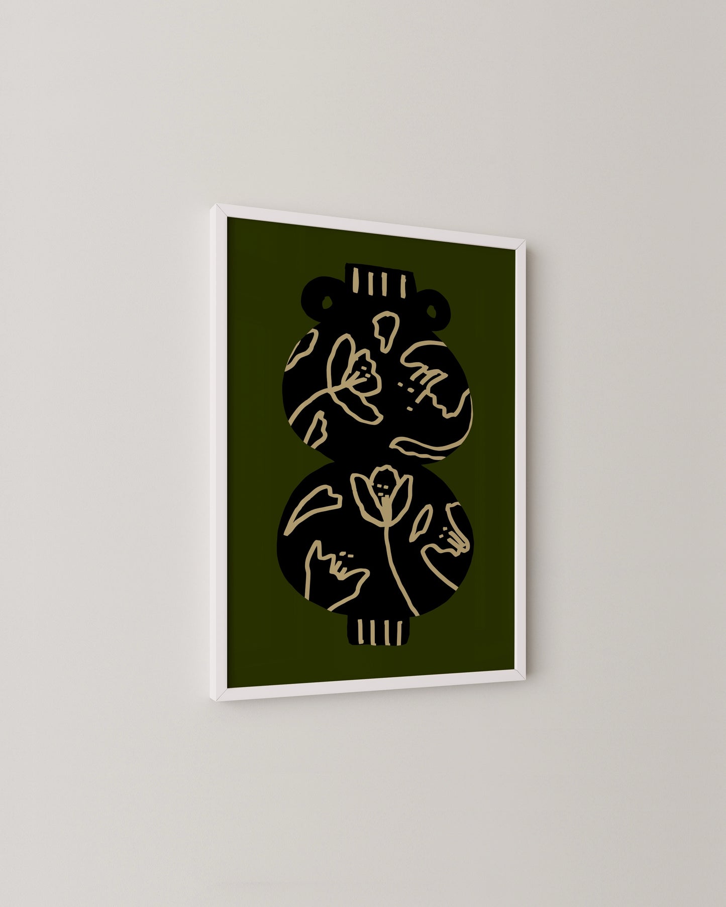 Olive Vase Print- Wall Art -Paperhus- Printable wall art - Instant downloads - DIY home decor -Paperhus