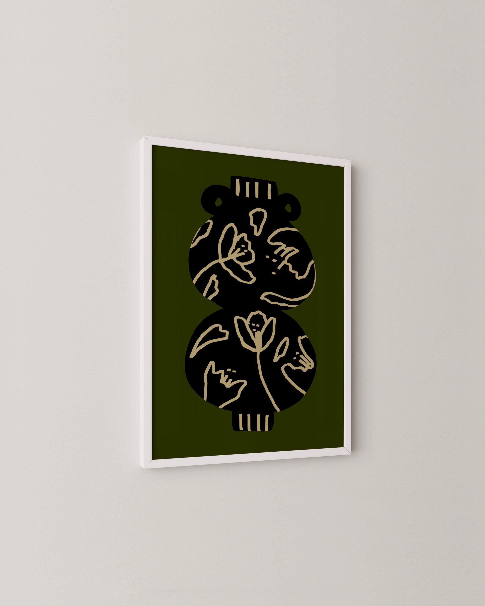 Olive Vase Print- Wall Art -Paperhus- Printable wall art - Instant downloads - DIY home decor -Paperhus