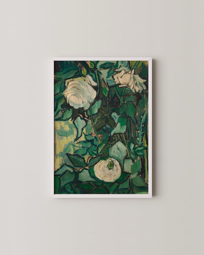 White Roses Print- Wall Art -Paperhus- Printable wall art - Instant downloads - DIY home decor -Paperhus