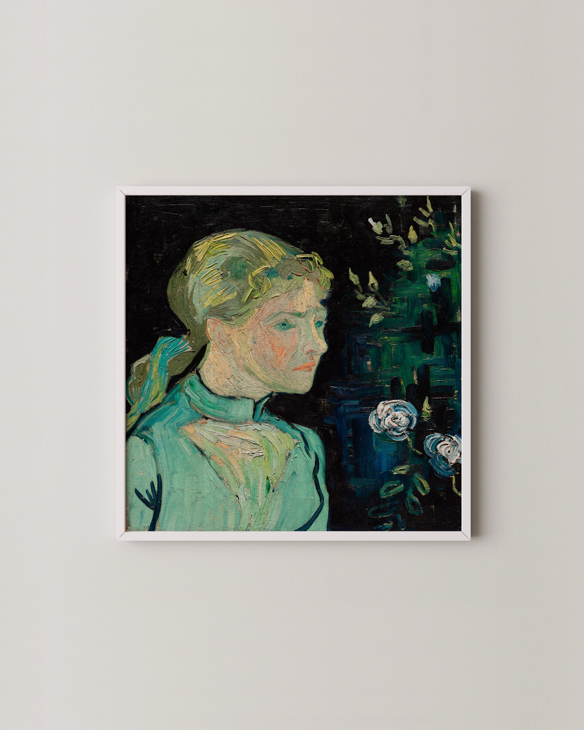 Woman In Green Print- Wall Art -Paperhus- Printable wall art - Instant downloads - DIY home decor -Paperhus