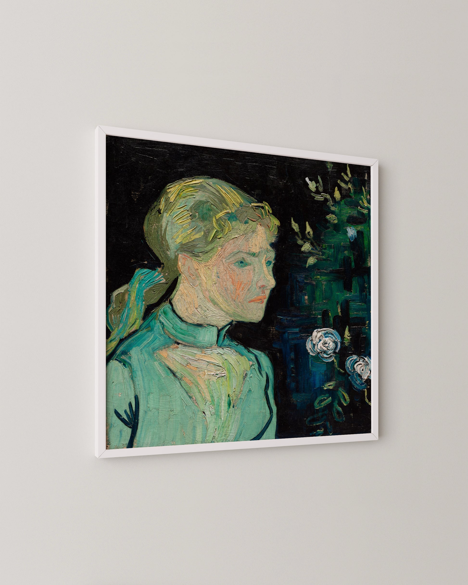 Woman In Green Print- Wall Art -Paperhus- Printable wall art - Instant downloads - DIY home decor -Paperhus