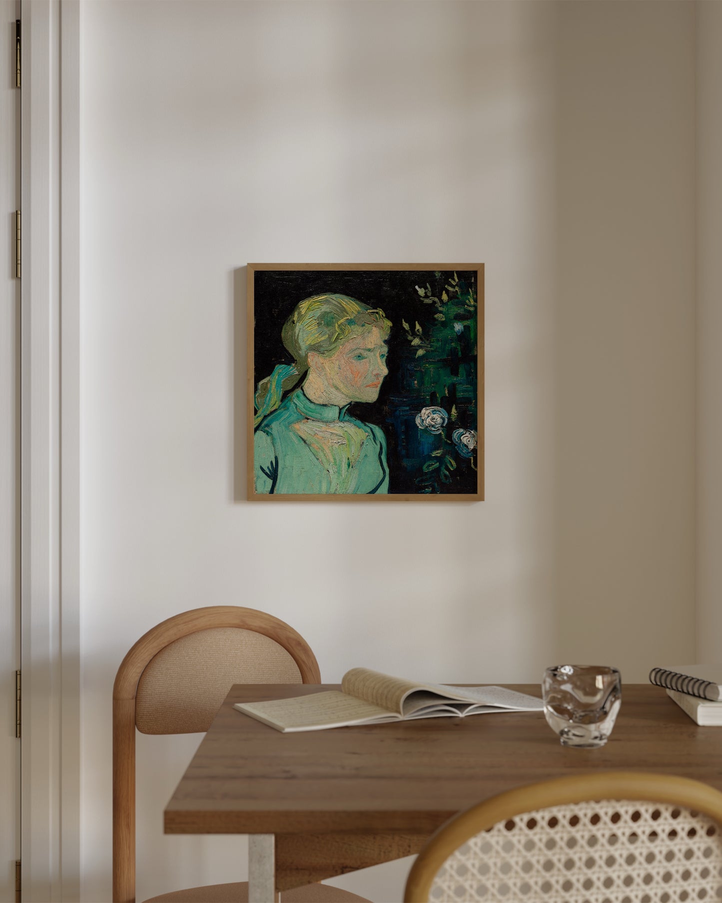 Woman In Green Print- Wall Art -Paperhus- Printable wall art - Instant downloads - DIY home decor -Paperhus