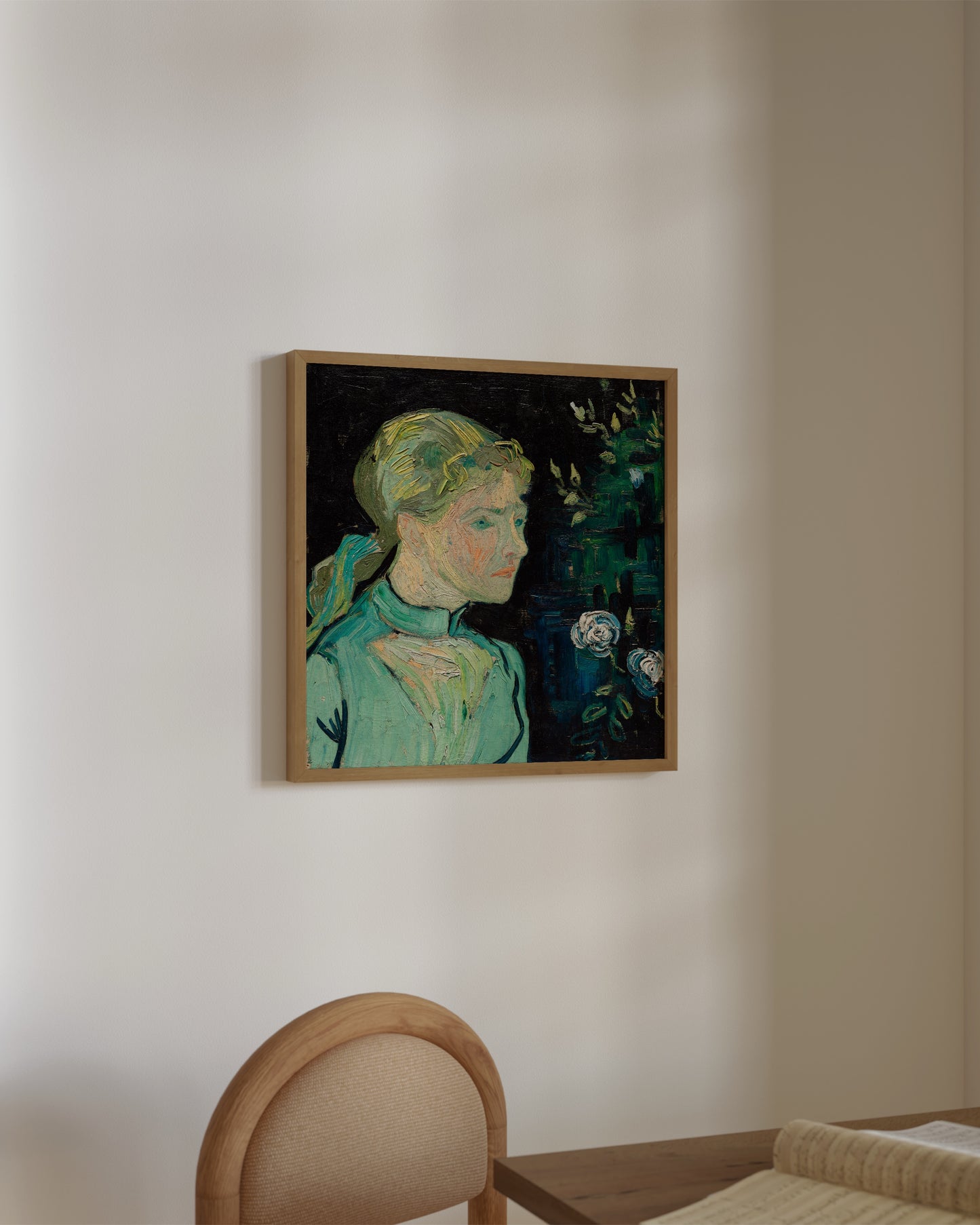 Woman In Green Print- Wall Art -Paperhus- Printable wall art - Instant downloads - DIY home decor -Paperhus