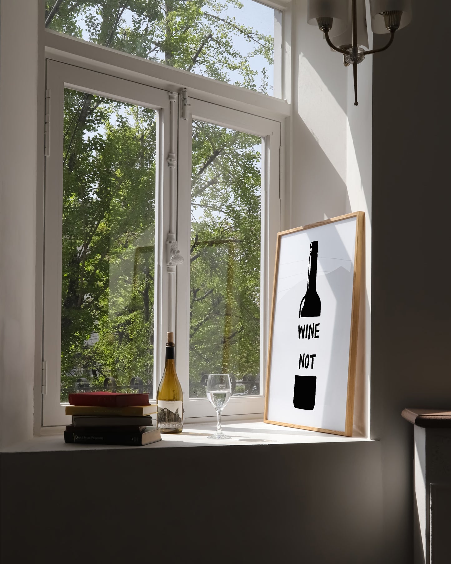 Wine Not Bottle Print