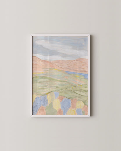 Pastel Valley Print- Wall Art -Paperhus- Printable wall art - Instant downloads - DIY home decor -Paperhus