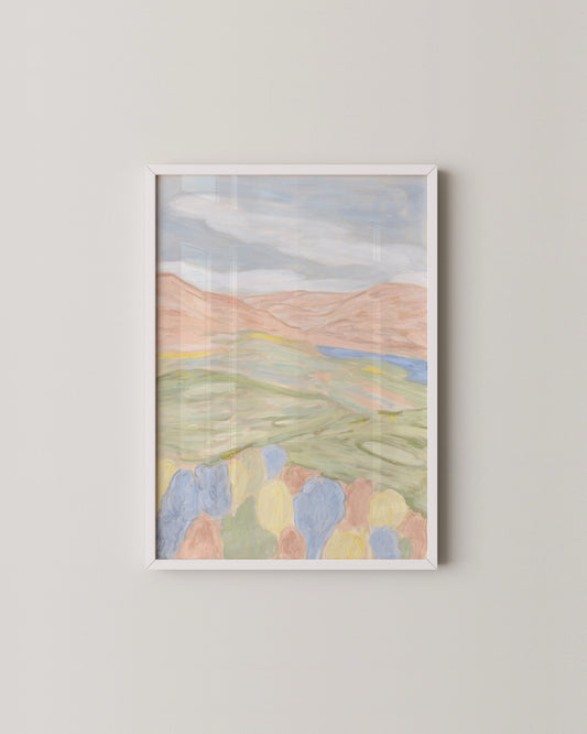 Pastel Valley Print- Wall Art -Paperhus- Printable wall art - Instant downloads - DIY home decor -Paperhus