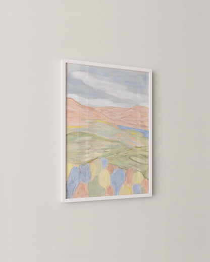 Pastel Valley Print- Wall Art -Paperhus- Printable wall art - Instant downloads - DIY home decor -Paperhus