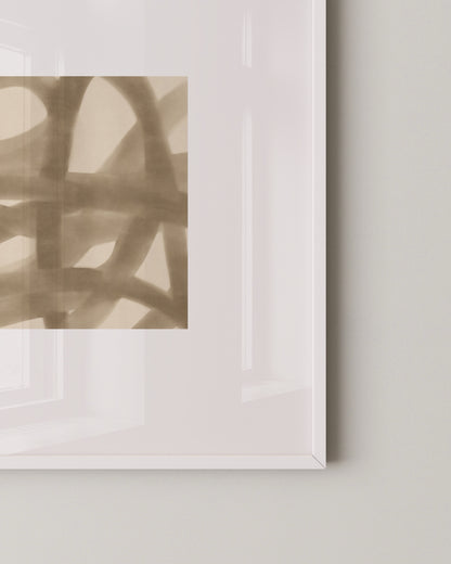 Neutral Ink Wash Print- Wall Art -Paperhus- Printable wall art - Instant downloads - DIY home decor -Paperhus