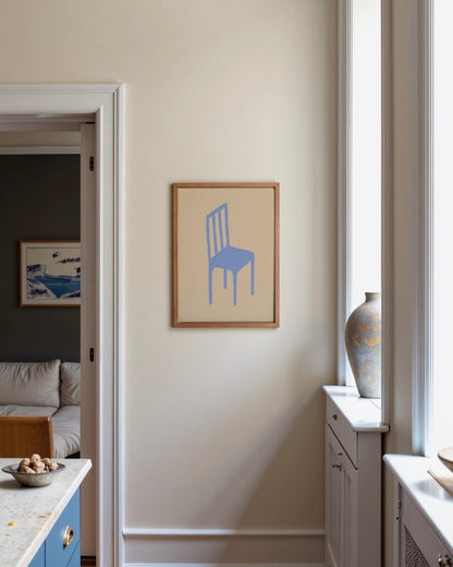 Kitchen Objects. Blue Chair printable wall art by Paperhus