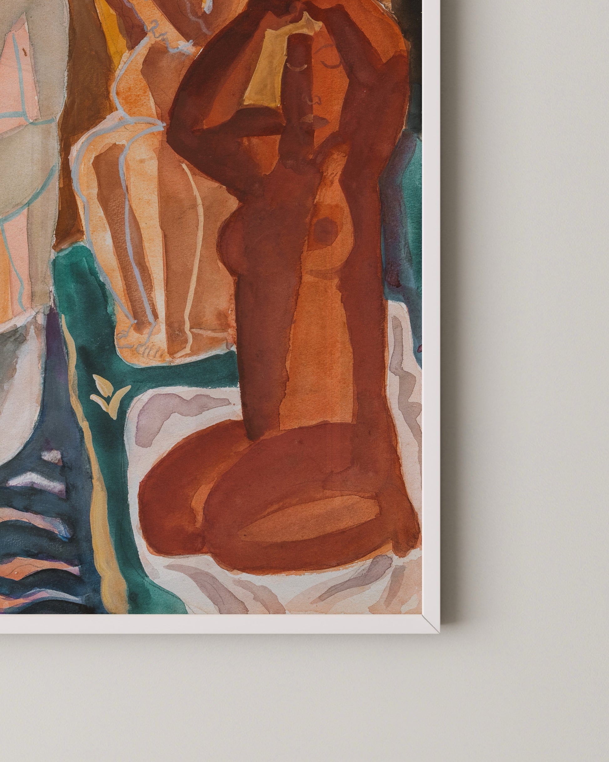 Two Bathing Women Print- Wall Art -Paperhus- Printable wall art - Instant downloads - DIY home decor -Paperhus