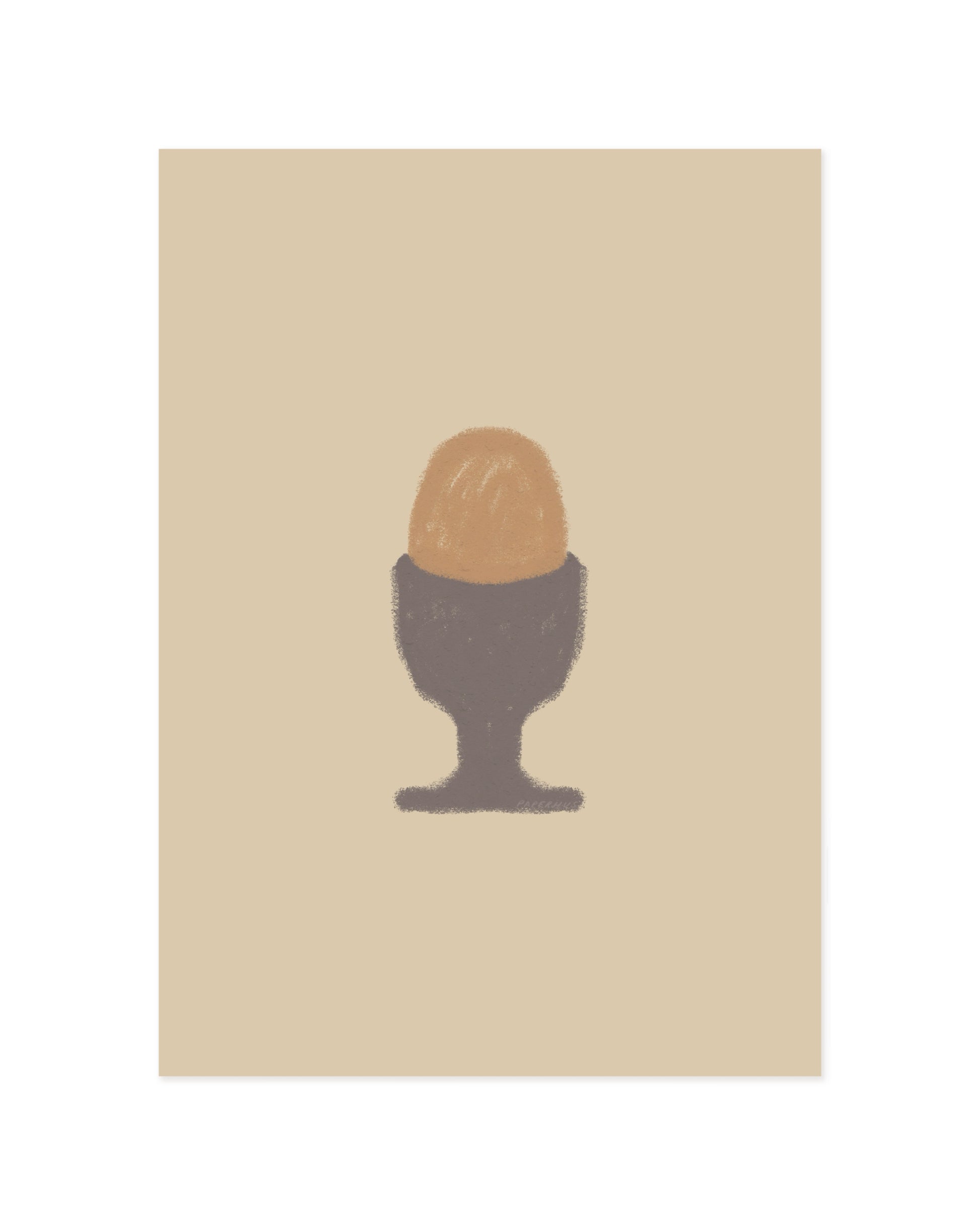 Kitchen Objects. Egg Cup printable wall art by Paperhus