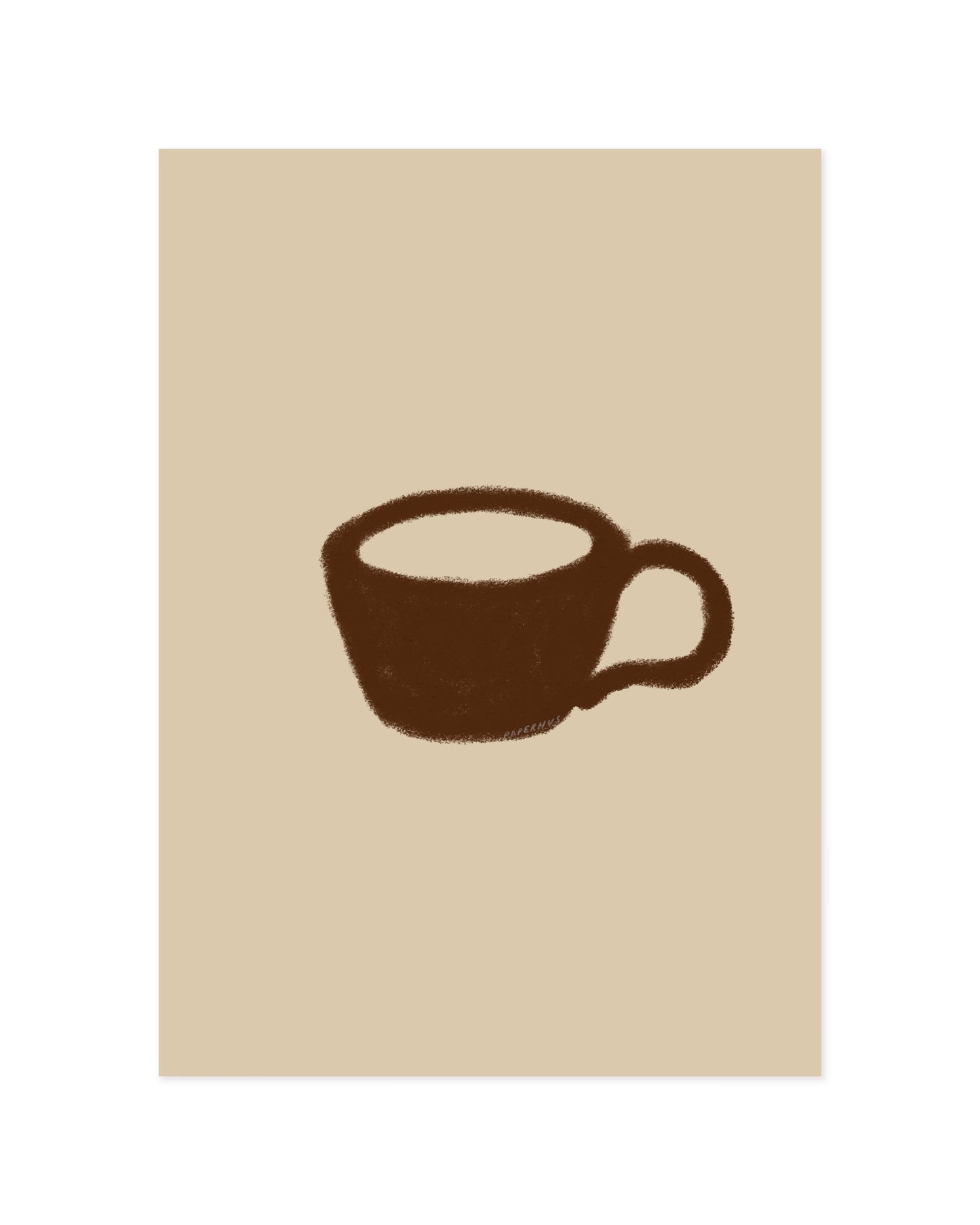Kitchen Objects. Coffee Cup printable wall art by Paperhus