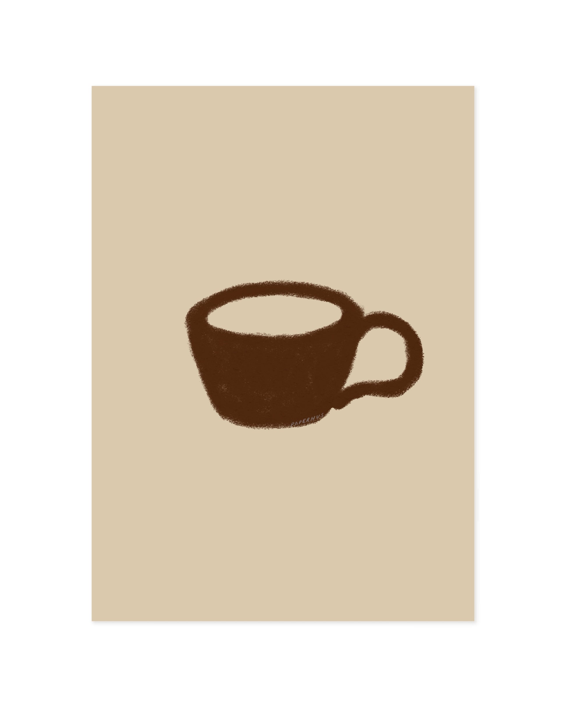 Kitchen Objects. Coffee Cup printable wall art by Paperhus