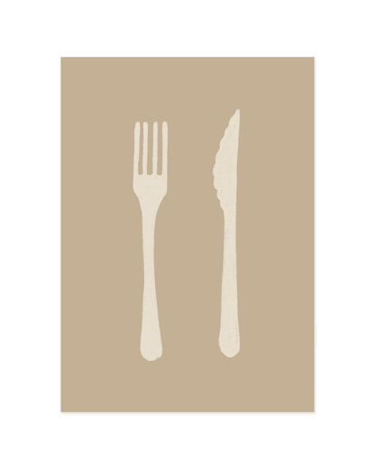 Kitchen Objects. Cutlery I printable wall art by Paperhus