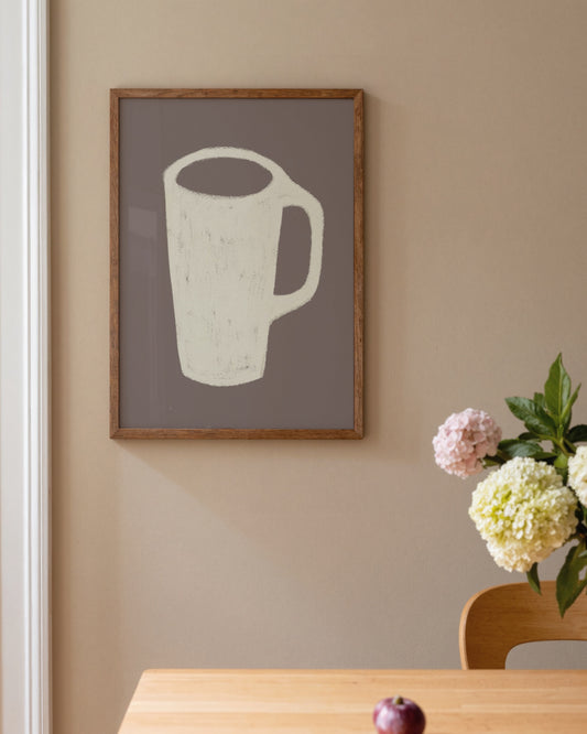 Kitchen Objects. Coffee Mug printable wall art by Paperhus