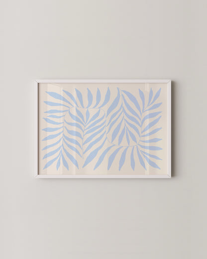 Blue Botanical Print- Wall Art -Paperhus- Printable wall art - Instant downloads - DIY home decor -Paperhus