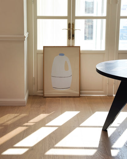 Kitchen Objects. Bottle Of Milk printable wall art by Paperhus