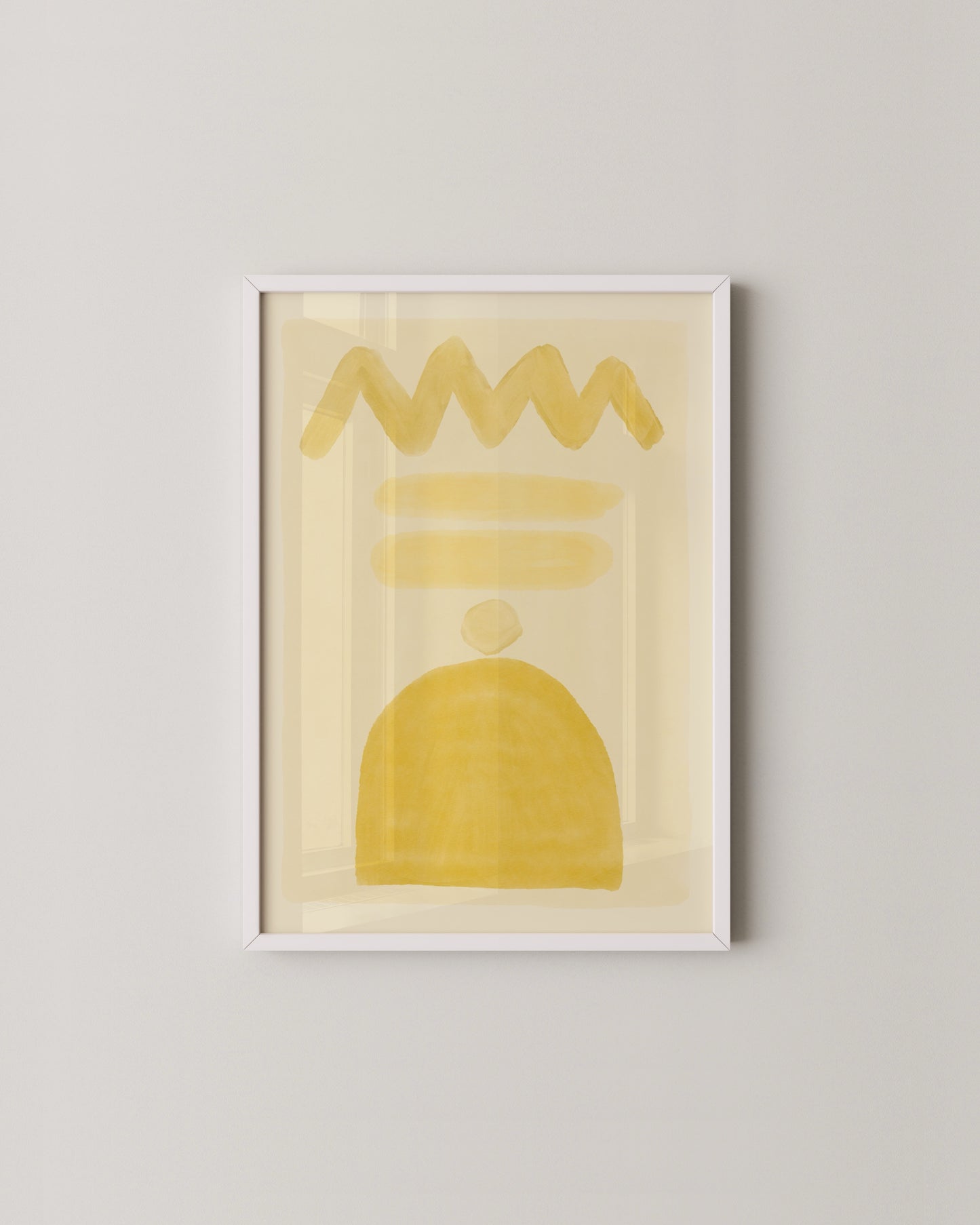 Yellow Geometry Print- Wall Art -Paperhus- Printable wall art - Instant downloads - DIY home decor -Paperhus
