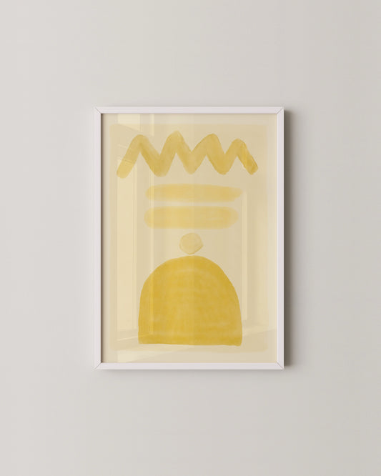 Yellow Geometry Print- Wall Art -Paperhus- Printable wall art - Instant downloads - DIY home decor -Paperhus