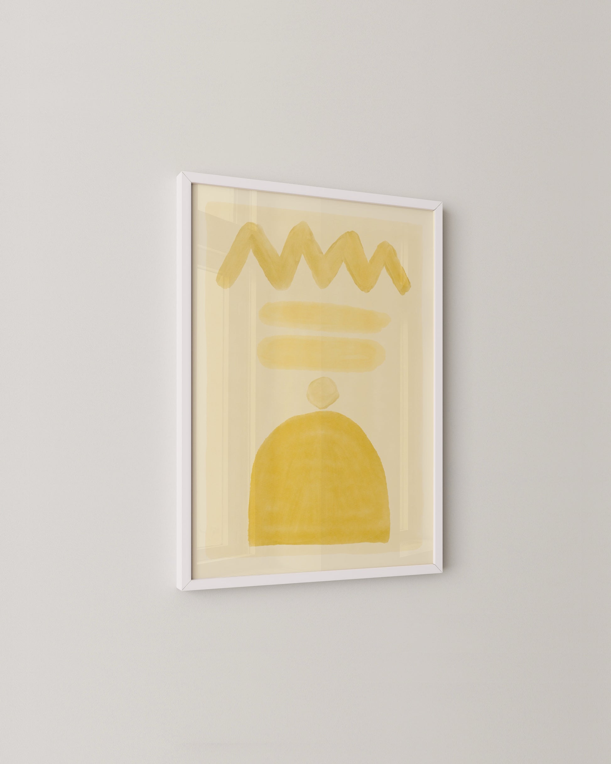 Yellow Geometry Print- Wall Art -Paperhus- Printable wall art - Instant downloads - DIY home decor -Paperhus